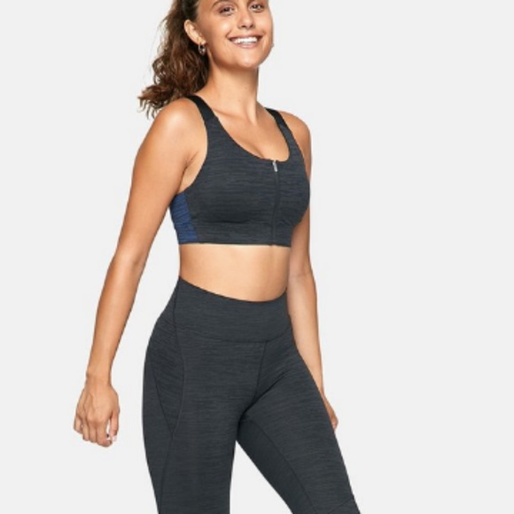 outdoor voices zip bra